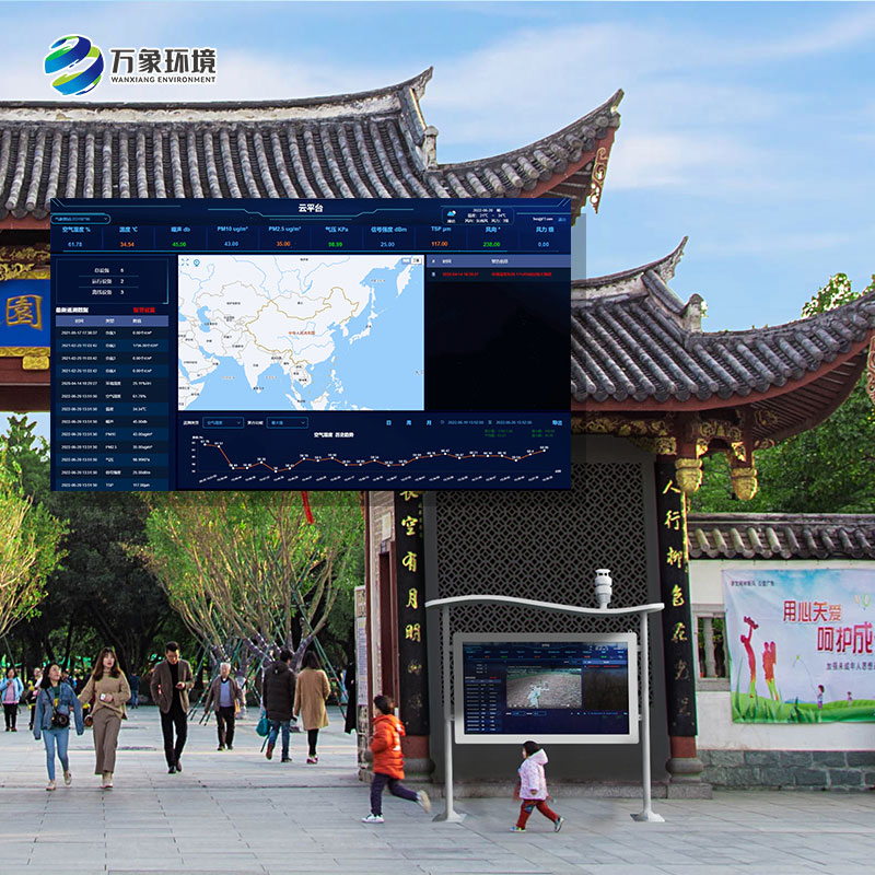全彩屏一體化負(fù)氧離子監(jiān)測站/