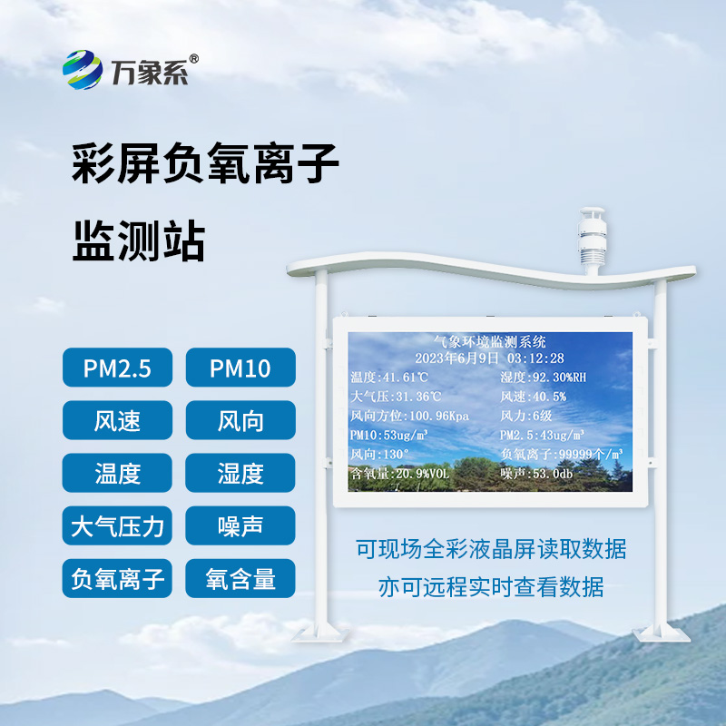 高智能一體化負氧離子監(jiān)測站